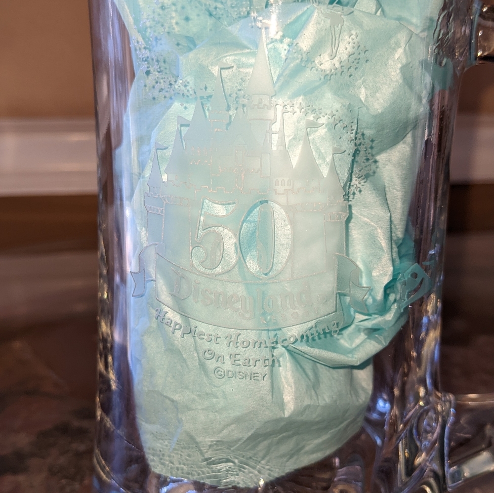 2021 Walt Disney World 50th Anniversary Castle Stein Glass Mug *PERSONALIZED!*. - Picture 4 of 7